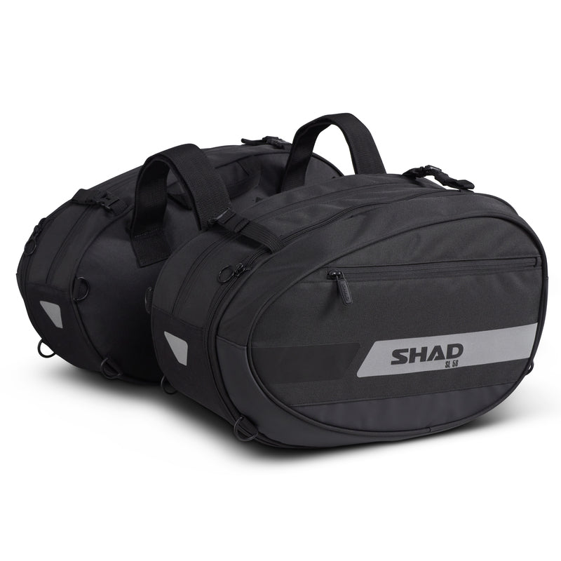 SHAD SL58 Große Satteltaschen schwarz 46-58L