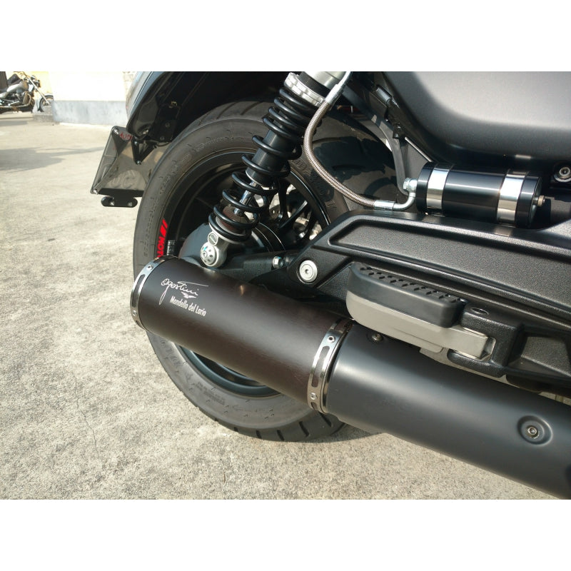 Agostini Slip Ons Shorty, schwarz für Moto Guzzi California 1400 und A –  MOTODREAM